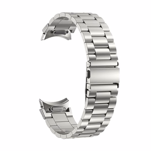 Ремешок Puro METAL из нержавеющей стали для Samsung Galaxy Watch 4 / 4 Classic / 5 / 5 Pro / 6 / 6 Classic - серебряный
