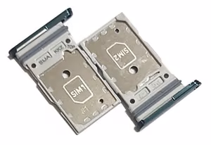 SIM-kaardi hoidja Samsung S908 S22 Ultra Dual Phantom Green originaal (hoolduspakett)