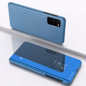 Smart Clear View ümbris jaoks Samsung Galaxy S23 FE sinine