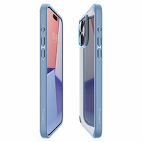 Spigen Crystal Hybrid Ümbris jaoks iPhone 15 Pro Max - Clear sinine