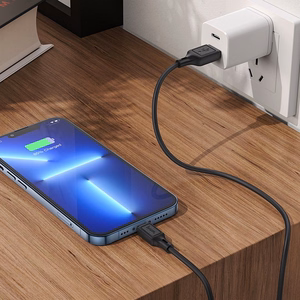 Кабель USB A - Micro USB Hoco 2,4A 1 m X90 чёрный