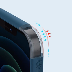 Nillkin Super Frosted Shield Pro ümbris seadmele Apple iPhone 12 Pro Max, punane