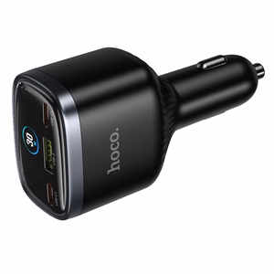 Autolaadija Hoco Z70, USB-A + 2 × USB-C, PD QC3.0, 93 W, must