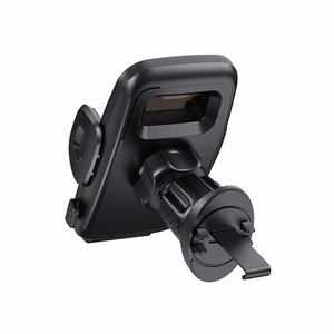 Crong Carclip Air Vent universaalne auto telefonihoidik ventilatsioonirestile, must