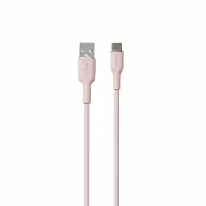 Puro Soft USB-A - USB-C Kaabel 1.5m - roosa