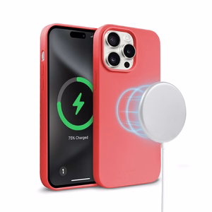 Crong Color Cover Magnetic MagSafe ümbris seadmele iPhone 15 Pro Max, roosa