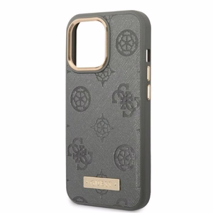 Guess GUHMP13LSAPSTG iPhone 13 Pro / 13 6.1" hall/hall hardcase Peony Logo Plate MagSafe