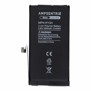 AmpSentrix Basic aku iPhone 13 jaoks (suure mahutavusega 3500 mAh)