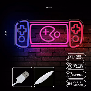 Neon PLEXI LED GAME CONSOLE multicolor FPNE27 Forever Light