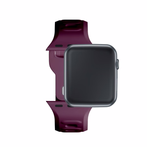 3mk silikoonrihm Apple Watchile, 38/40/41/42 mm, Mulberry, väike suurus