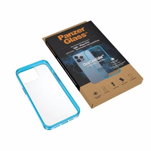 PanzerGlass ClearCase Antibacterial Military Grade Certified Ümbris jaoks iPhone 13 Pro - Läbipaistev Sinine