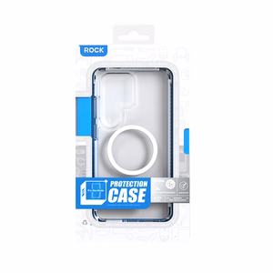 Rock Crystal Clear Magnetic Series Ümbris for Samsung Galaxy S26 Ultra läbipaistev-must