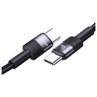 USAMS Kaabel USB-C - USB-C 60W 1.2m Aluminum Alloy Data Cable SY Series SJ724USB01 (US-SJ724)