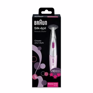 Braun SilkFinish FG1100 – täppistrimmer, 1 võimsusaste, AAA, roosa
