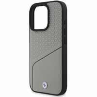 BMW Sign Leather Textured and Line MagSafe iPhone 16 Pro Ümbris - hall