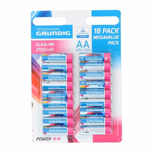 Grundig AA / LR6 1,5 V leelispatareid, 18 tk