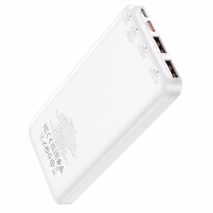 Powerbank Hoco 10000 mAh QC PD 3A 22,5W J101 valge