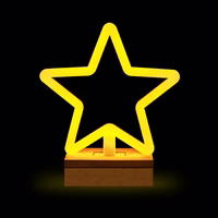 Neon Wood alus LED STAR soojavalge FLNW04 Forever Light