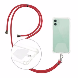Universal neck strap jaoks phones punane
