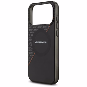 Mercedes AMG IML Double Layer Rhombs ümbris seadmele iPhone 18 Pro Max / 17 Pro Max, MagSafe-ühilduv – must ja punane