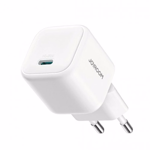 Laadija Joyroom TCG08 valge GaN (USB-C / 20W)