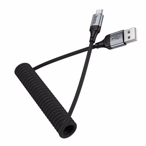 Cable USB A to Micro USB Hoco 2,4A 1,5 m X121 black