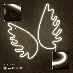 Neon PLEXI LED WINGS valge FPNE09X Forever Light