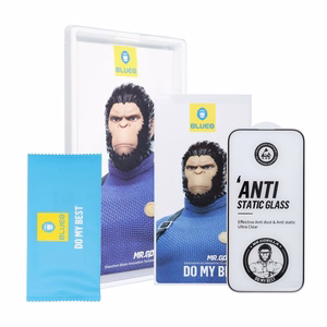 5D Mr. Monkey Glass - for Samsung Galaxy S24 Plus black (Anti-Static Strong HD)
