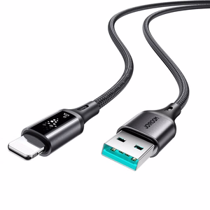 Joyroom S-A60 StarTalk 3A USB-A – Lightning kaabel, 1.2m, must
