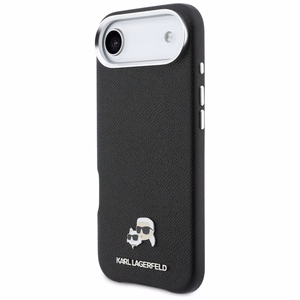 Karl Lagerfeld Karl & Choupette Head Pins Saffiano MagSafe Ümbris for iPhone Air - must