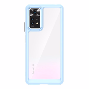 Outer Space Ümbris jaoks Xiaomi Poco X5 5G / Redmi Note 12 5G cover with a flexible frame sinine