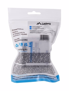 Lanberg OU6-0002-W – Cat.6 pinnapealne karp 2 RJ-45 pesaga, valge