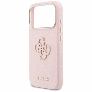 Guess HC PU FW RESIN LOGO PINK korpus iPhone 17 Pro Max 6,9"