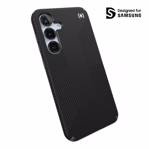 Speck Presidio2 Grip ümbris Samsung Galaxy S25+ / S24+ mudelitele, must / kiltkivihall