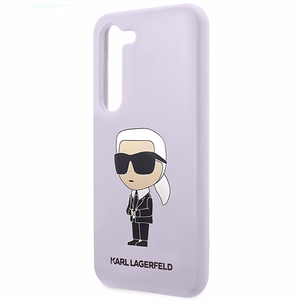 Karl Lagerfeld KLHCS23MSNIKBCU S23+ S916 hardcase lilla/lilla Silicone Ikonik