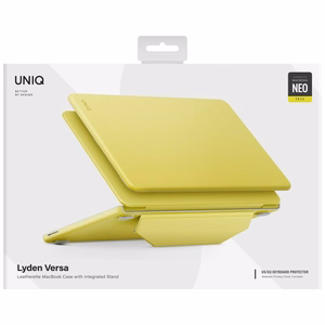 Uniq Lyden Versa ümbris mudelile MacBook Neo – värv: kollane