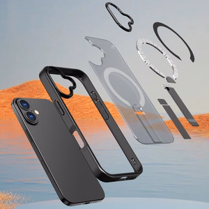 Hybrid Armor X ümbris jaoks iPhone 17 with MagSafe-compatible stand - must