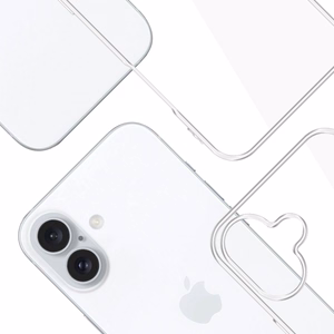 3mk Clear Ümbris Eco jaoks Apple iPhone 16 plus - läbipaistev