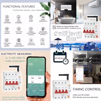TUYA nutikas kaitselüliti, 3P+N, Wi-Fi, RS485, 63A