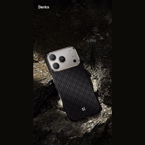 Must Benks Magnetic Armor Air Armor Grid 600D kevlari ja metallraamiga ümbris (C.K.FL.AP.BK.0072) mudelitele iPhone 18 Pro / iPhone 17 Pro