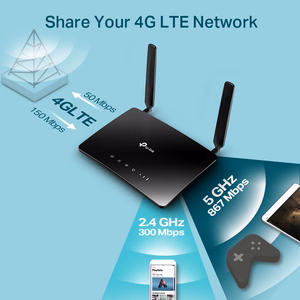 TP-Link Archer AC1200 juhtmevaba kahesageduslik 4G LTE ruuter