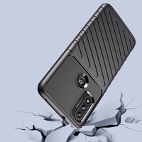 Thunder Case paindlik soomustatud kaitsekate Motorola Moto G Play 2022 must