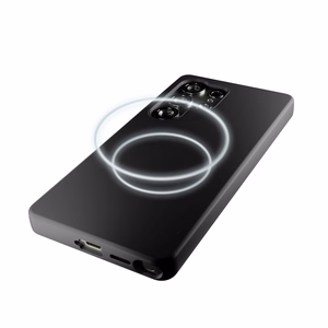 Puro Icon Silicone Ümbris jaoks Samsung Galaxy S25 Ultra - must