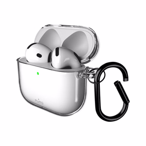 Puro 0.3 Nude ümbris AirPods 4 jaoks - läbipaistev
