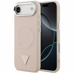 GUESS ümbris jaoks IPHONE 17 Air compatible with MagSafe GUHMP17MPSDTSCMP (PU W/ Triangle Logo) roosa