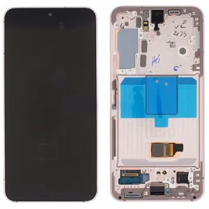 LCD ekraan Samsung S901 S22 5G puuteekraani ja raamiga Pink Gold originaal (originaalkomplekt)