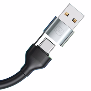 3mk Hyper Cable N-SERIES 6 in 1 USB-C / USB-A USB-C / Lightning / Micro 1.2m QC 3.0 9V / 2A 18W - must