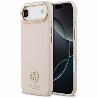GUESS ümbris jaoks IPHONE 17 Air compatible with MagSafe GUHMP17MPGCRMDEP (PU W/ Grained Strass Logo) roosa