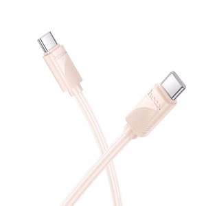 Kaabel USB C to USB C Hoco 3A 60W 1 m X114 roosa