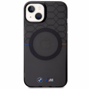 Ümbris BMW BMHMP14SHGPK iPhone 14 6.1" hall/hall Pattern MagSafe